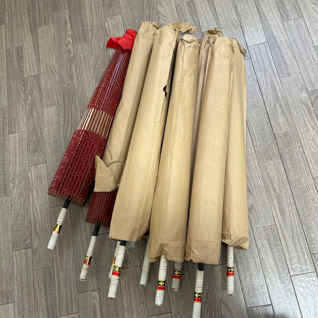 舞踊傘 傘 和 9本 バラ売り可