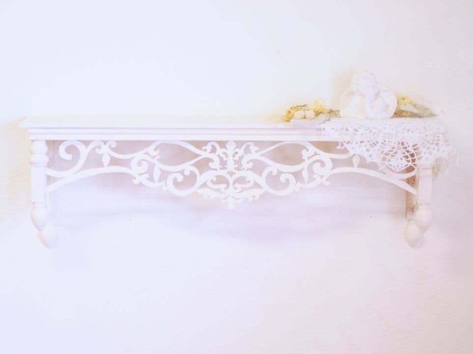 ムニュムニュ 飾り棚 棚 カーテンボックス シャビー シャビーシック