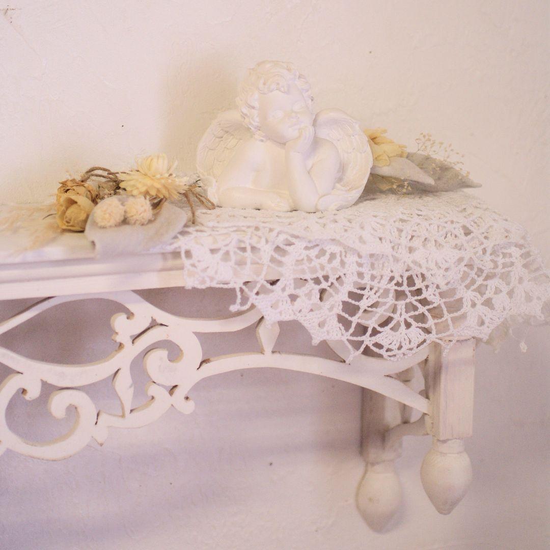 ムニュムニュ 飾り棚 棚 カーテンボックス シャビー シャビーシック