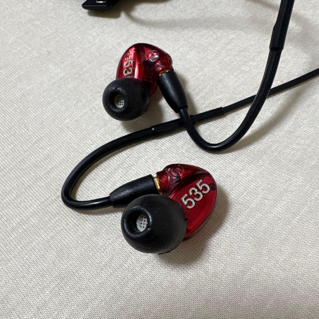 SHURE ワイヤレスイヤホン SE535 WIRELESS レッド