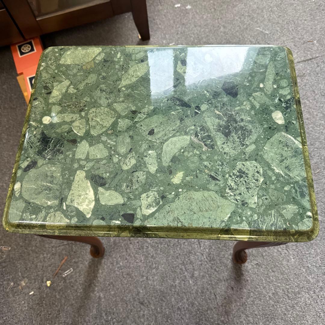 ミ*ナ様 イタリア製 大理石トップ 猫脚 サイドテーブル