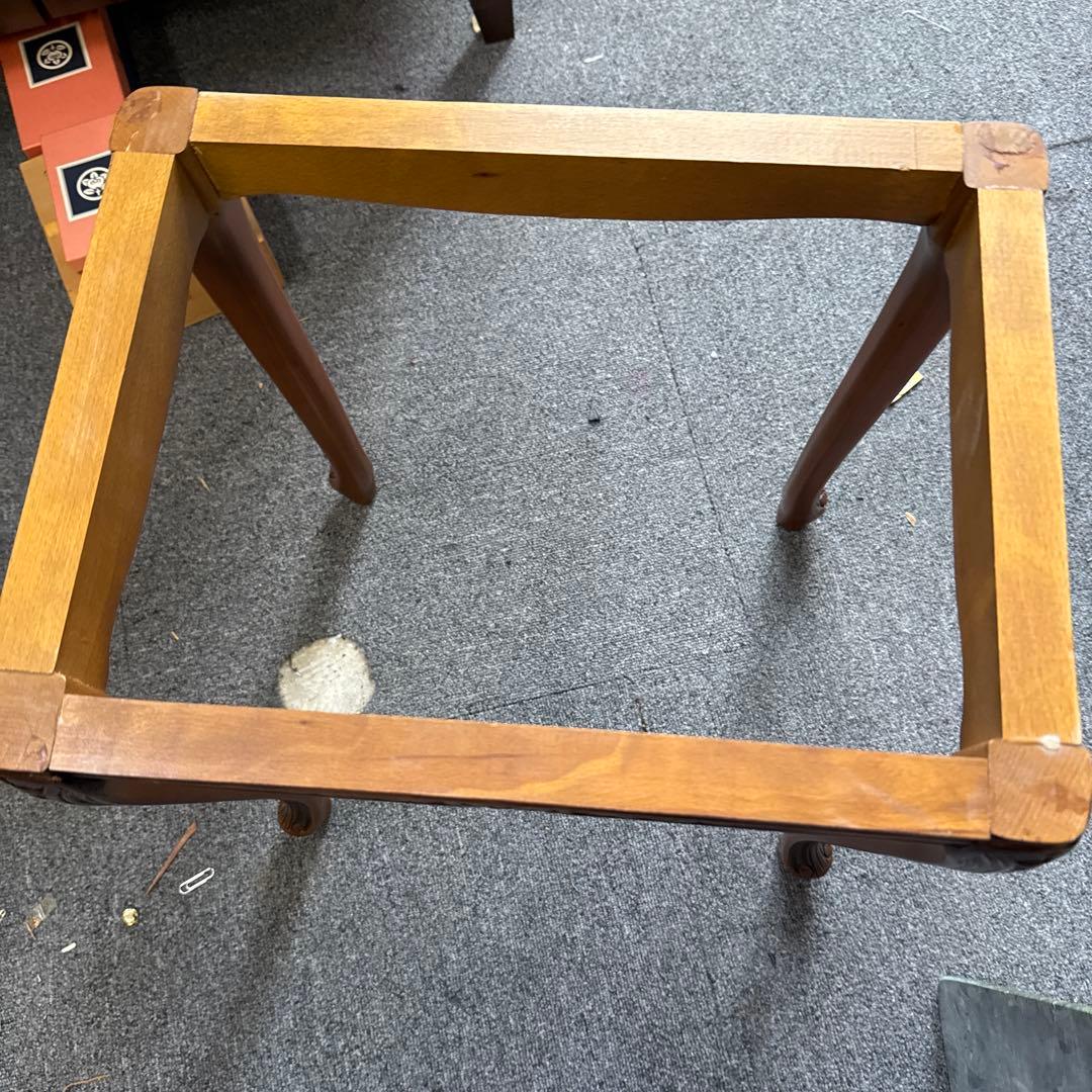 ミ*ナ様 イタリア製 大理石トップ 猫脚 サイドテーブル