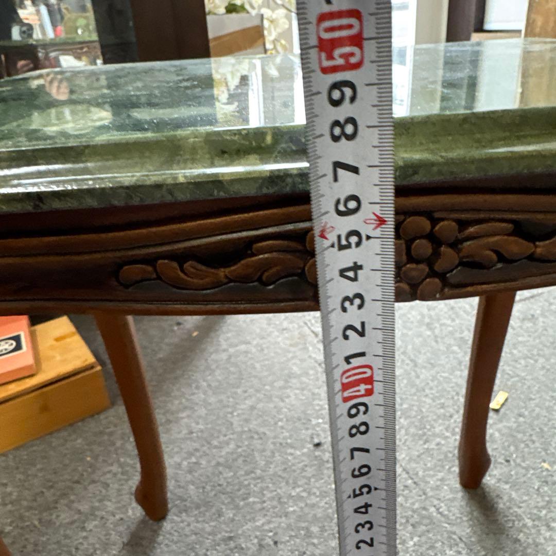 ミ*ナ様 イタリア製 大理石トップ 猫脚 サイドテーブル