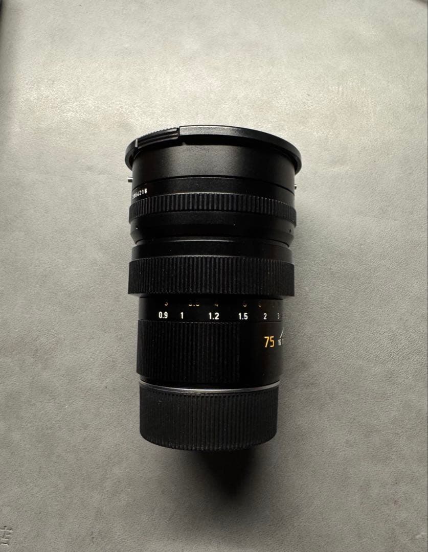 Leica summilux 75mm f/1.4 1st ライカ　＋ フード