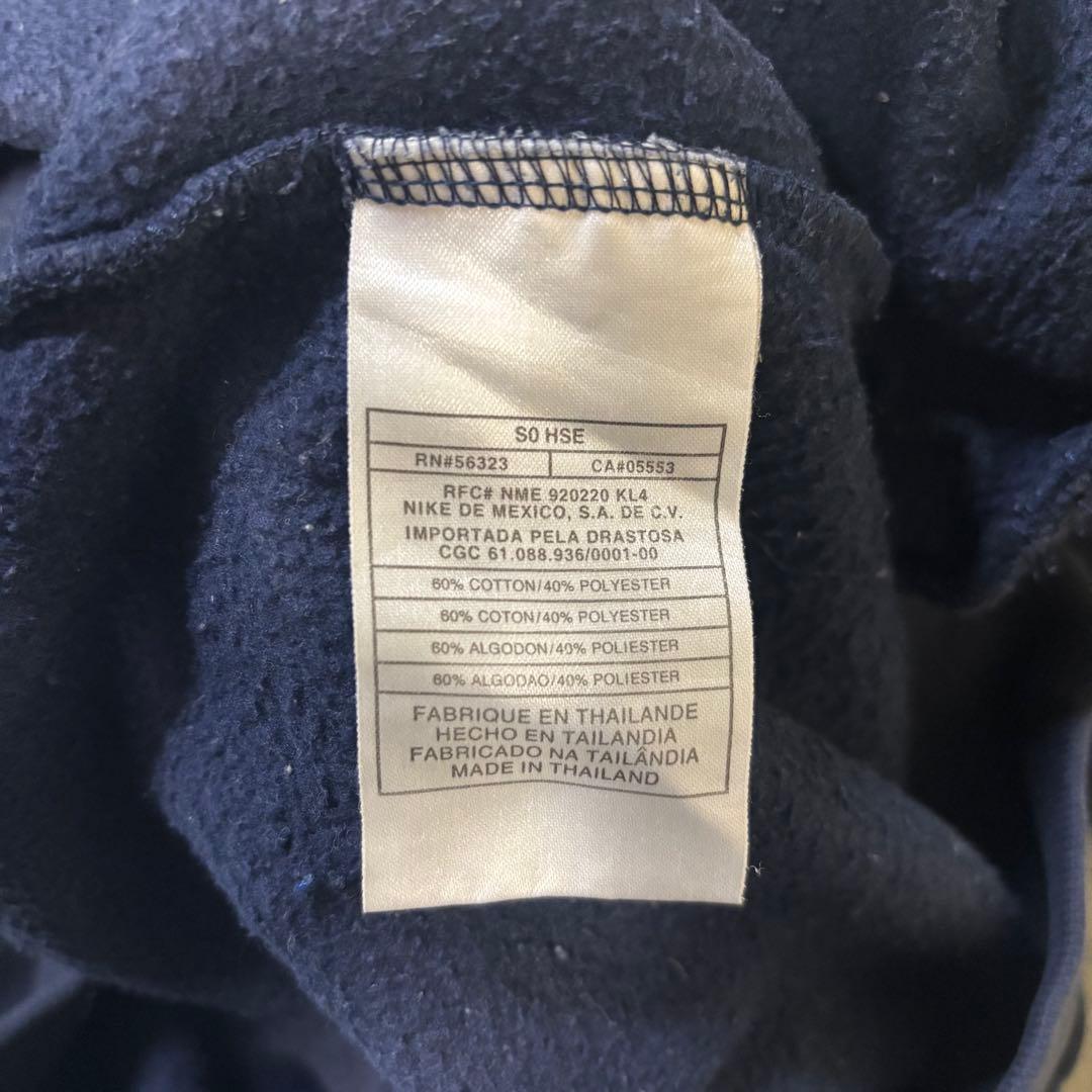 OLD NIKE GOLF　スウェット　90s　刺繍　ハーフジップ　センターロゴ