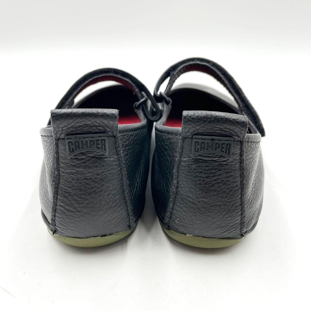 美品 カンペール パンプス ライトニナ メリージェーン 24cm 黒 Y1128