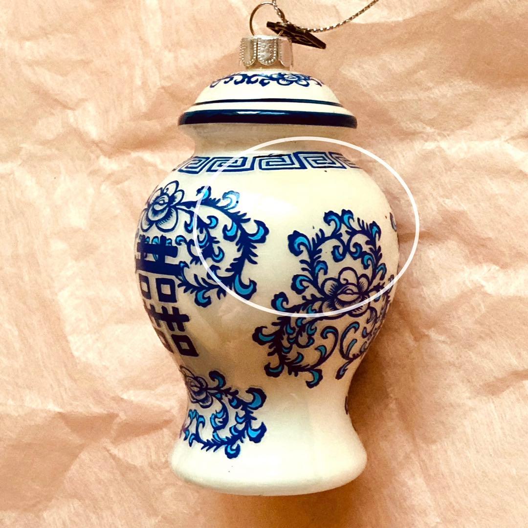 新品未使用 チャイニーズ ジャー オーナメント