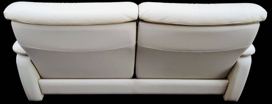 カリモク リクライニングソファ オットマン付 定価30万購入 美品 近県無料配送