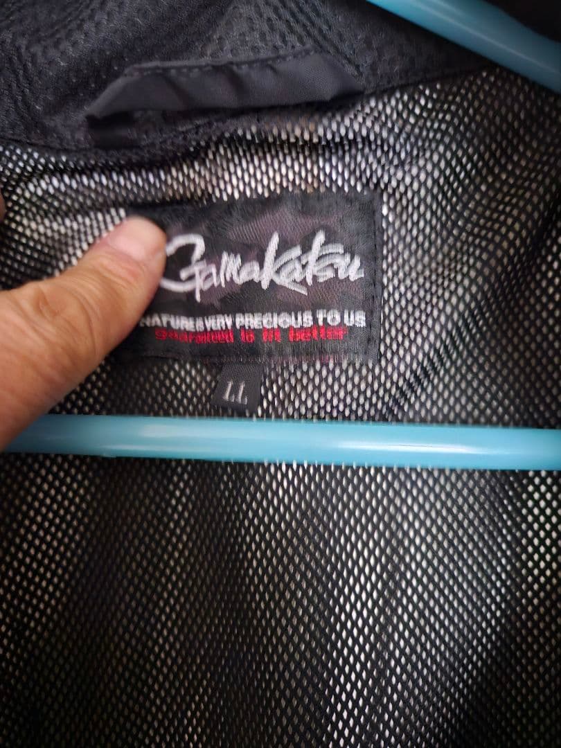 Gamakatsu レインウェアセット ブラック/レッド