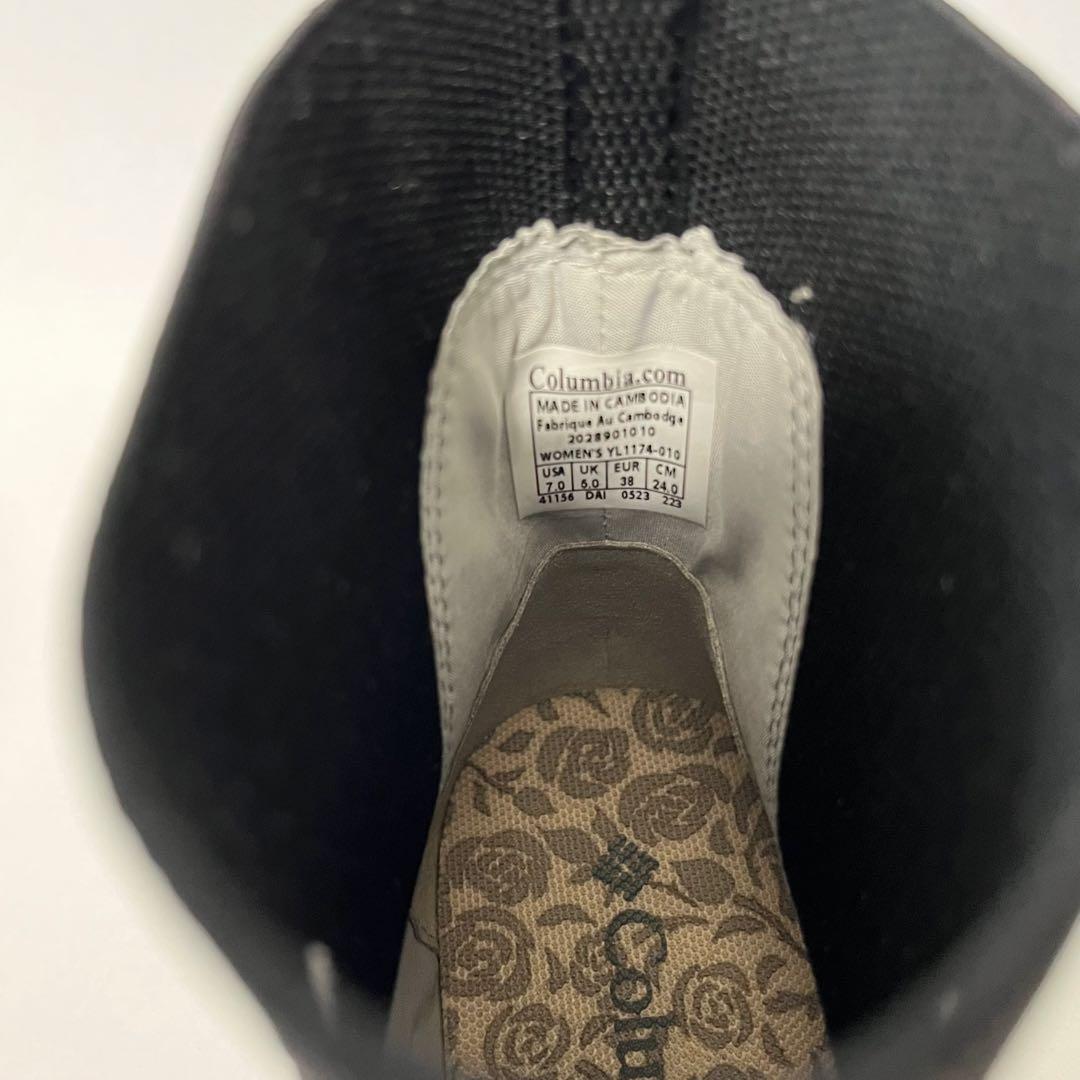 新品タグ付コロンビア サイドゴアブーツ ウォータープルーフ24cmレインシューズ