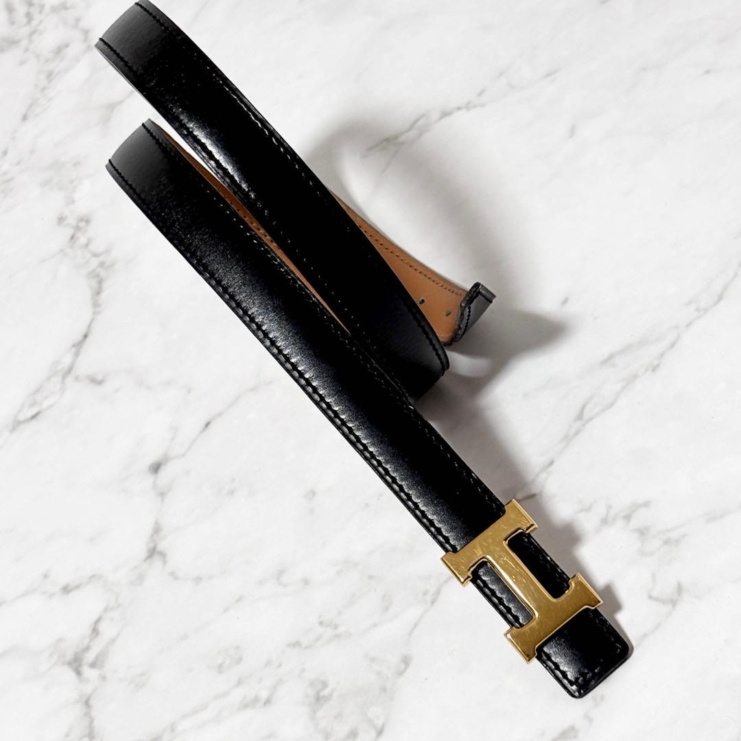 極美品✨　HERMES　エルメス　ベルト　コンスタンス　ゴールドバックル　〇K