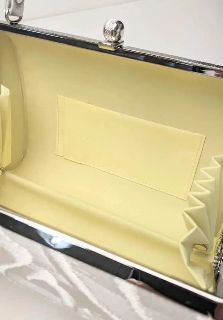 和装 草履バッグセット フォーマル 帯地 シルバー フリーサイズ u25