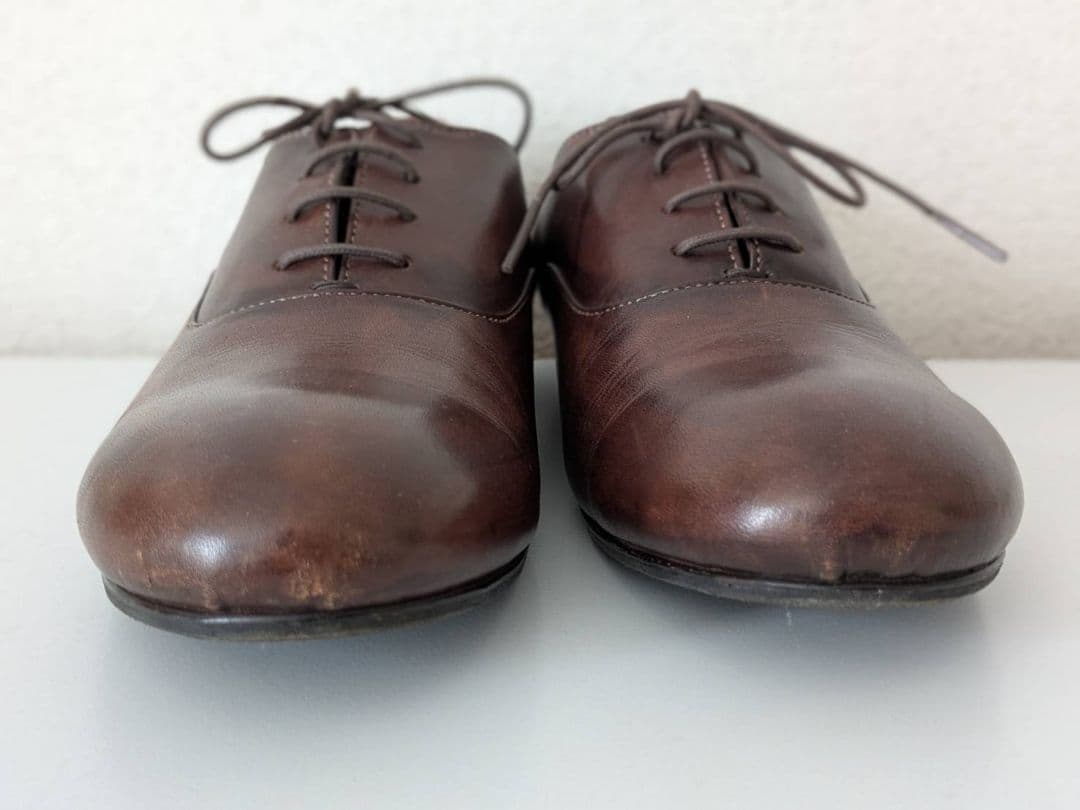 ビュルデサボン bulle de savon ハンドペイントレザーシューズ　M