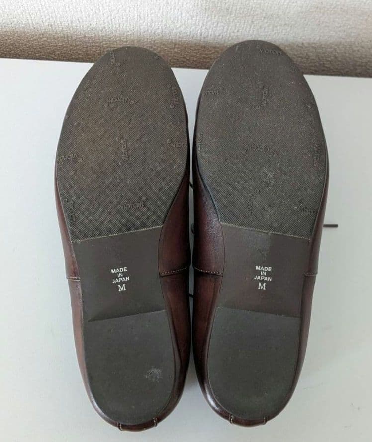 ビュルデサボン bulle de savon ハンドペイントレザーシューズ　M