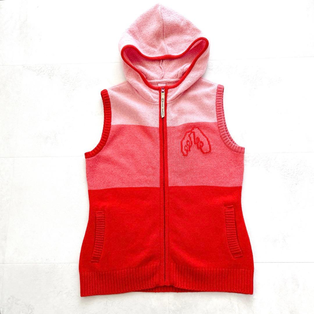 M・U SPORTS ミエコウエサコ　ノイジーノイジー　ゴルフ　ニットベストL