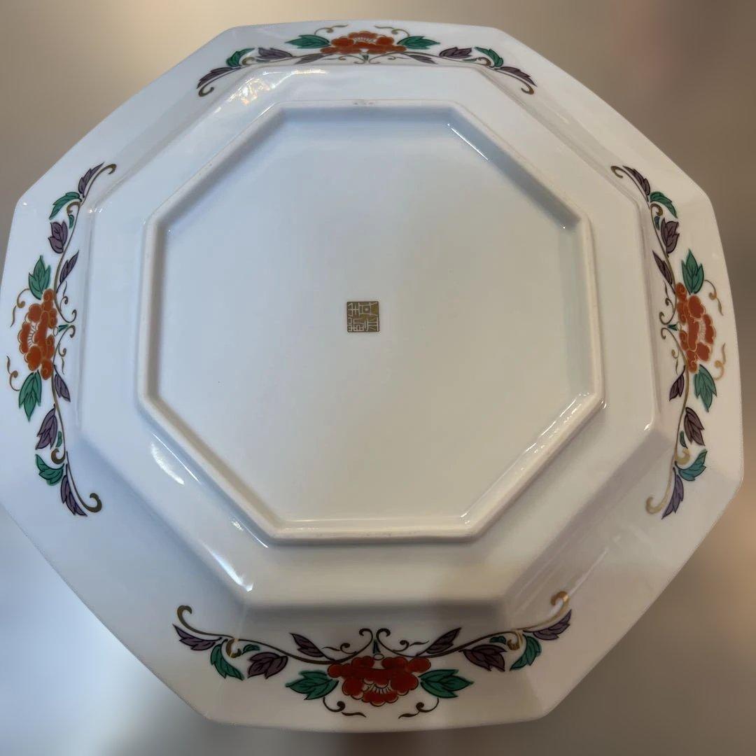 有田焼　青藍窯　大正古伊万里　八角大皿