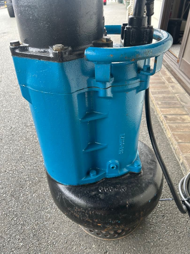 K2ツルミ一般工事排水用水中ポンプKRS-85.5 200V 50Hz 5kW5