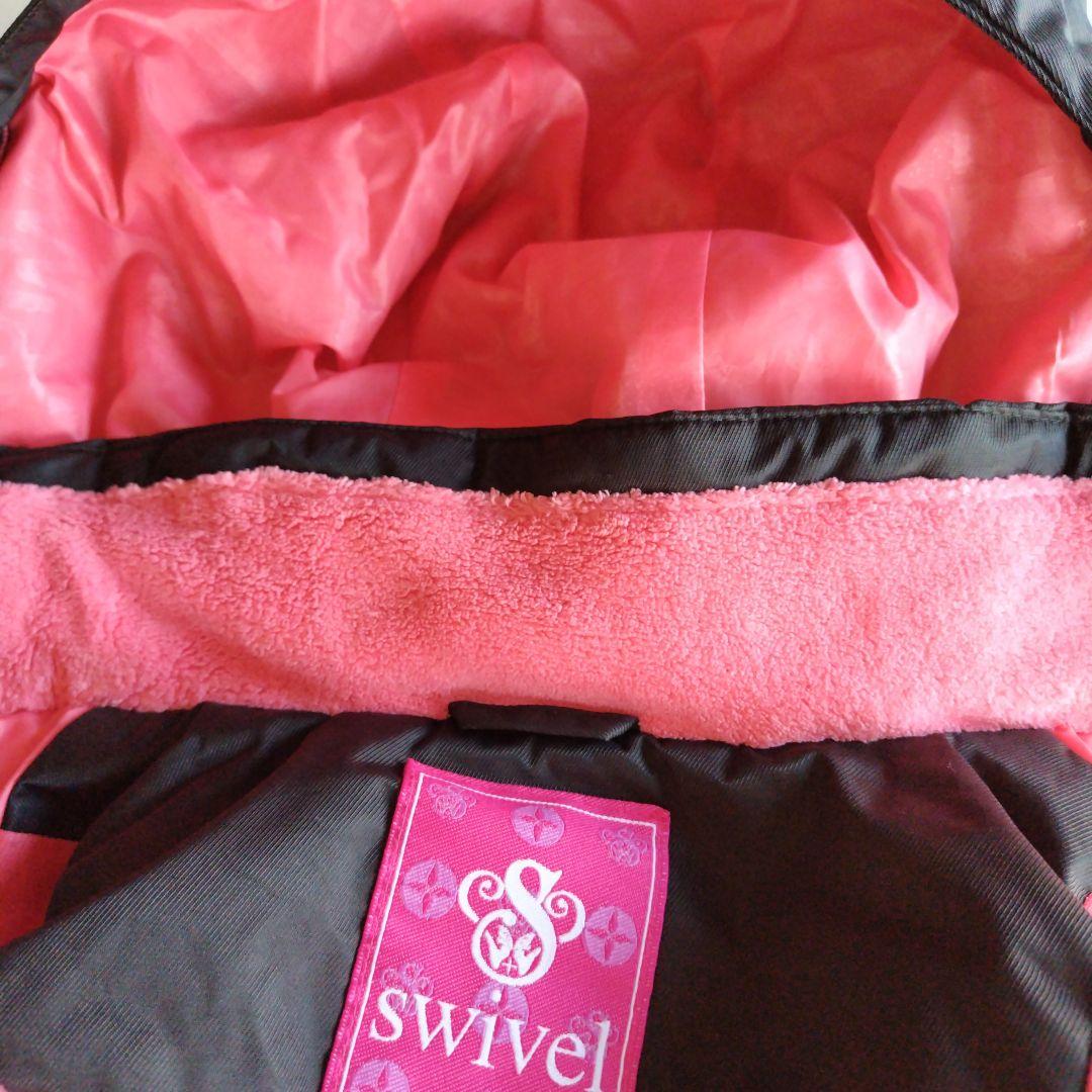 最終値下げ　swivel スキーウェアセット L ブラック/ピンク