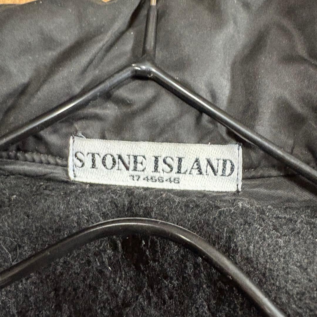 09aw/ストーンアイランド/ミリタリーモッズコート/黒/M