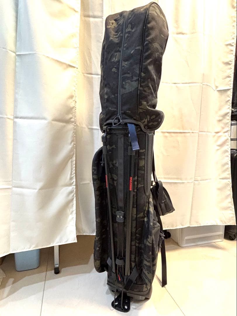 家電ーゴルフ好き　BRIEFING カモフラージュ キャディバック