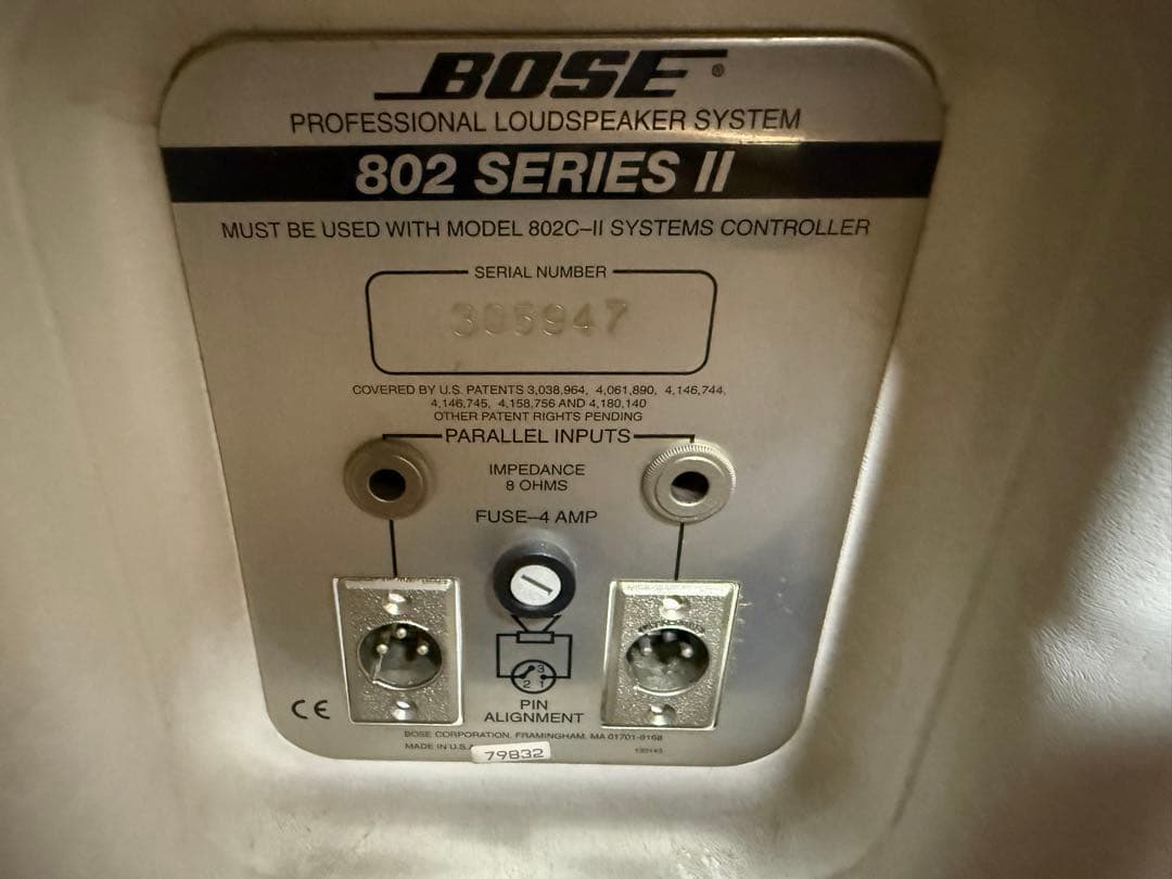 スピーカー・ウーファー BOSE 802 seri II