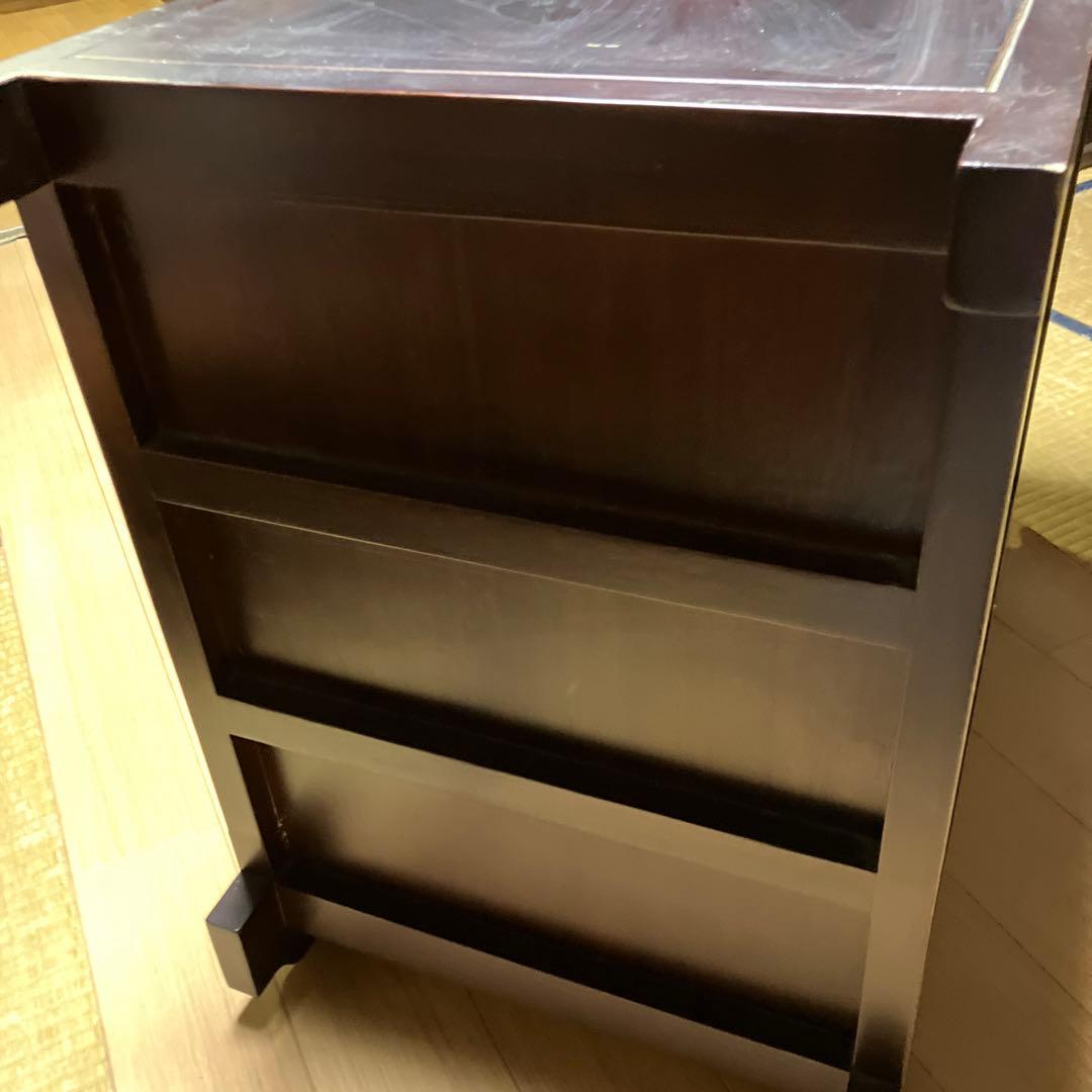 車ダンス　収納家具　龍　からくり箪笥　引出し