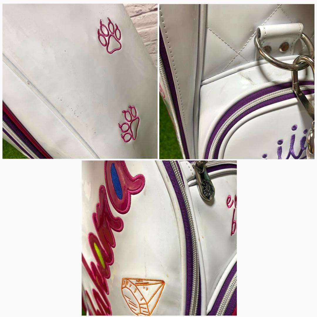 エミリッドバハマ キャディバッグ ホワイト レディース ゴルフ