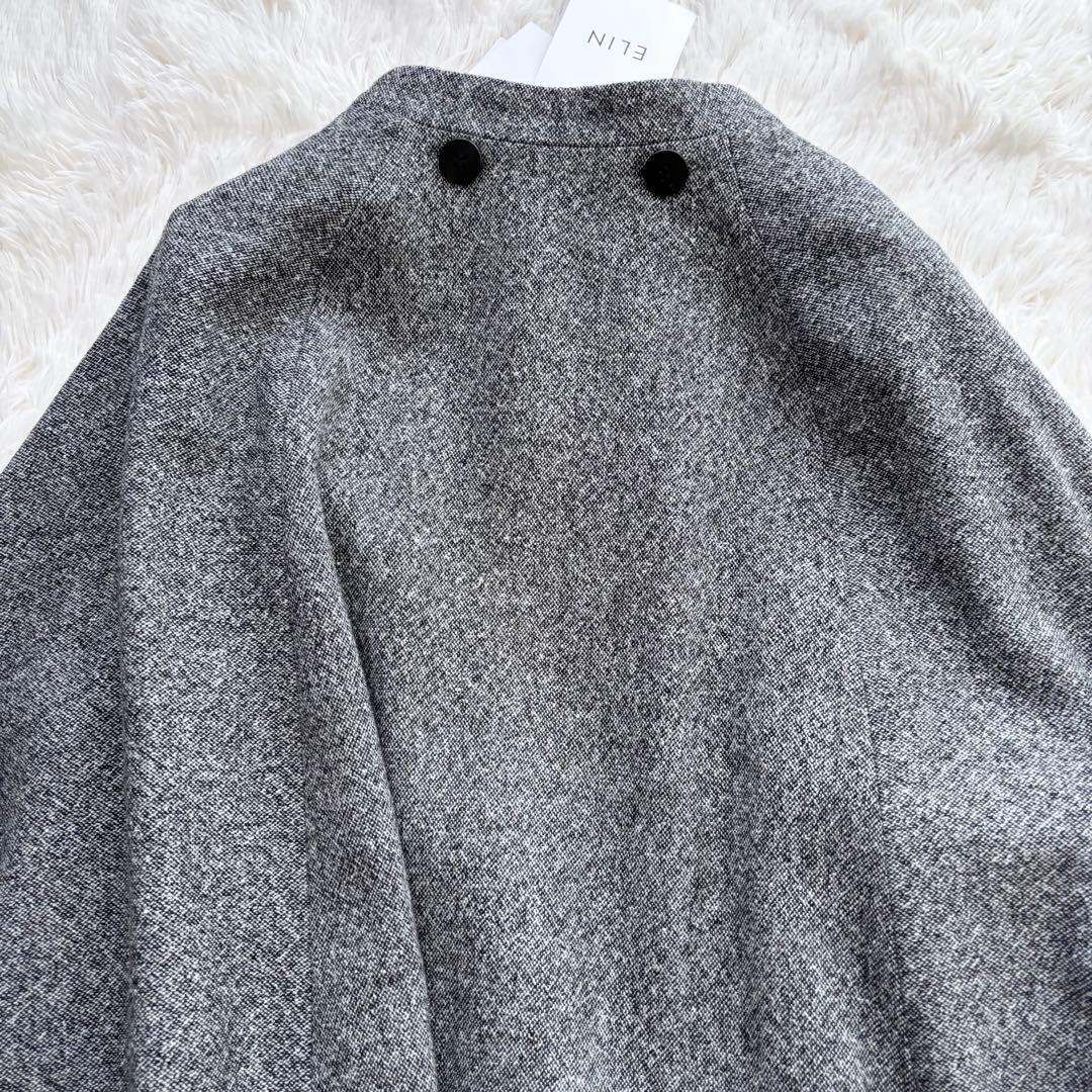 ELIN エリン Tweed inverness coat インバネス コート