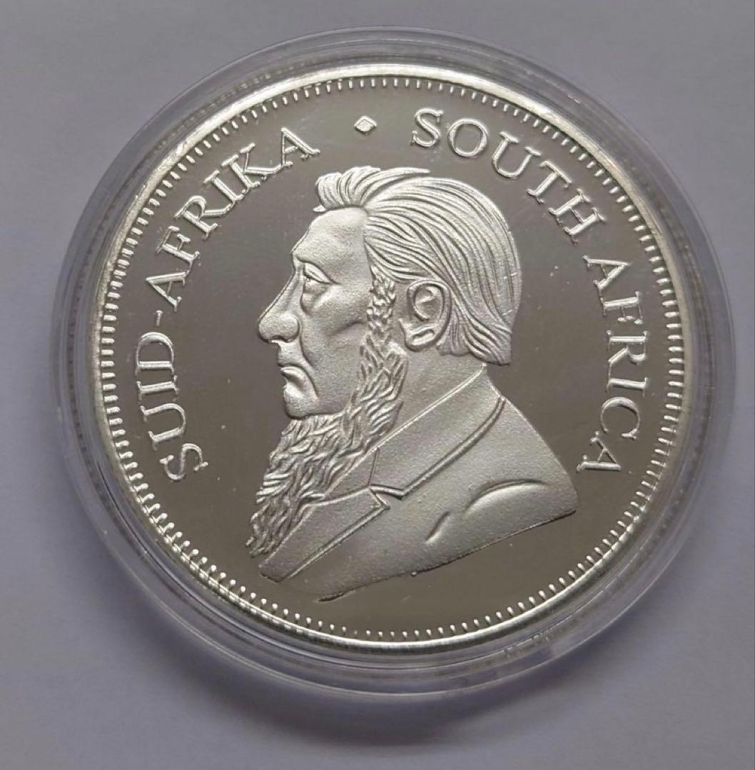 【2008年 】南アフリカ クルーガーランド 1オンス銀貨 プルーフ貨幣