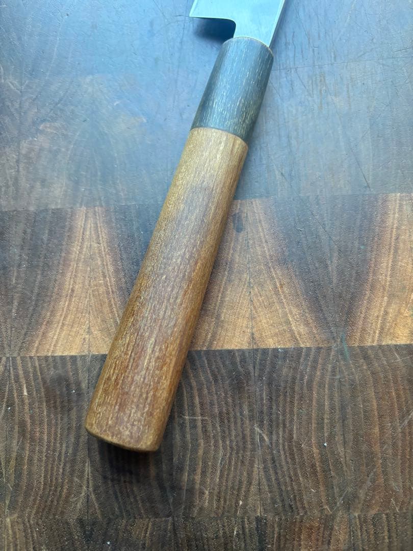 合羽橋　かまた刃研社　銀三　柳刃　240mm 包丁　和包丁　水牛朴　ステンレス