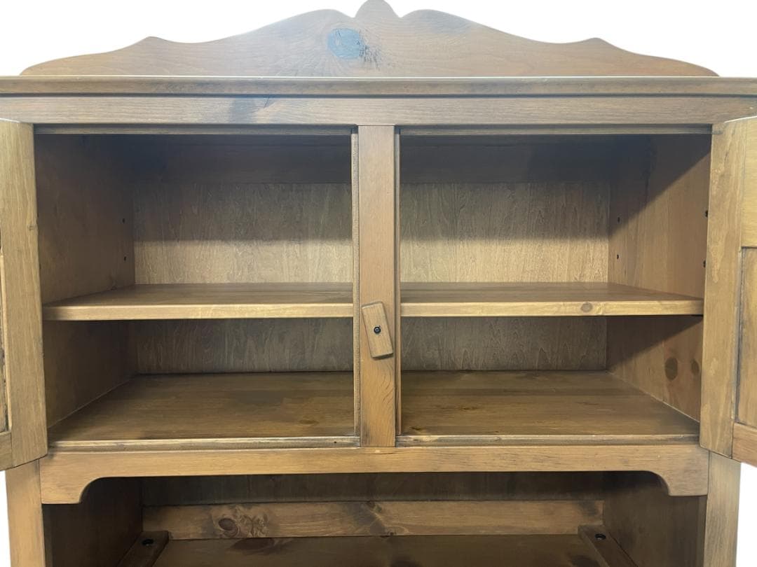 アンファン 食器棚 幅８７×奥行３７×高さ１８９cm 引き取り歓迎 神奈川