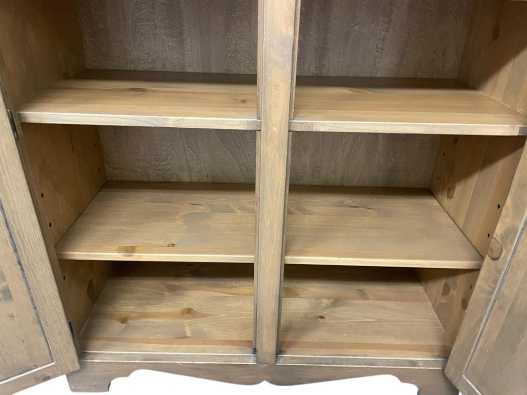 アンファン 食器棚 幅８７×奥行３７×高さ１８９cm 引き取り歓迎 神奈川