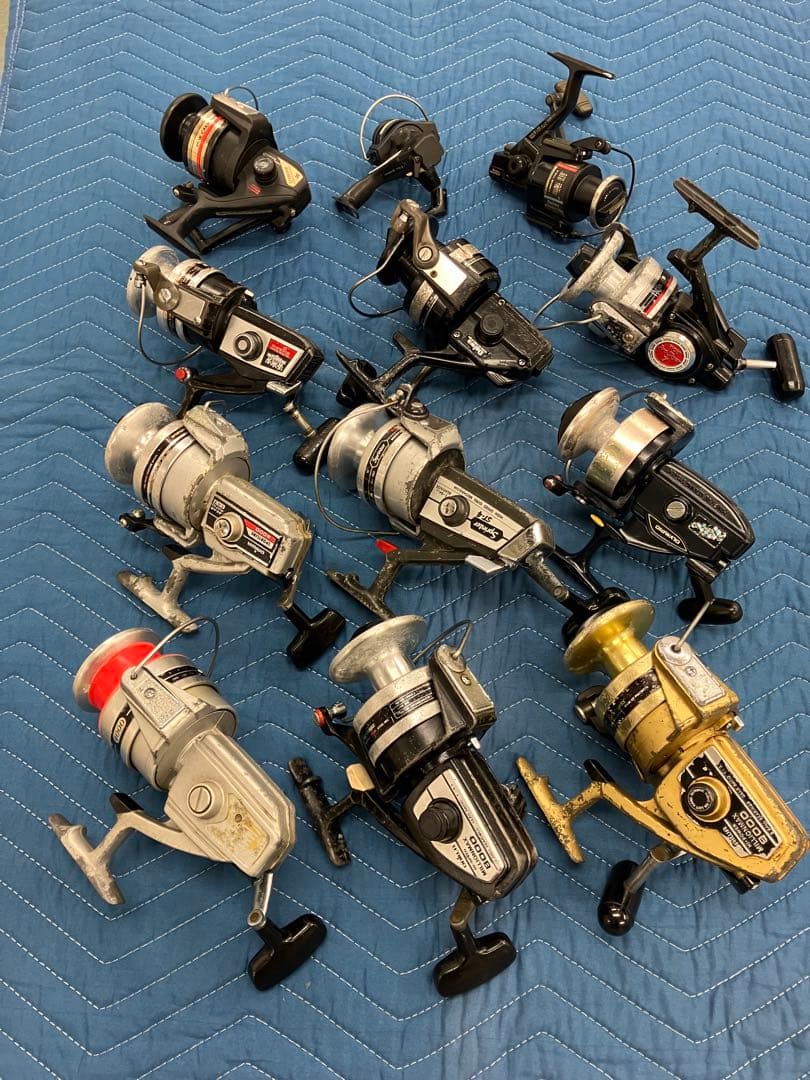 スピニングリール をまとめて12台（整備済）