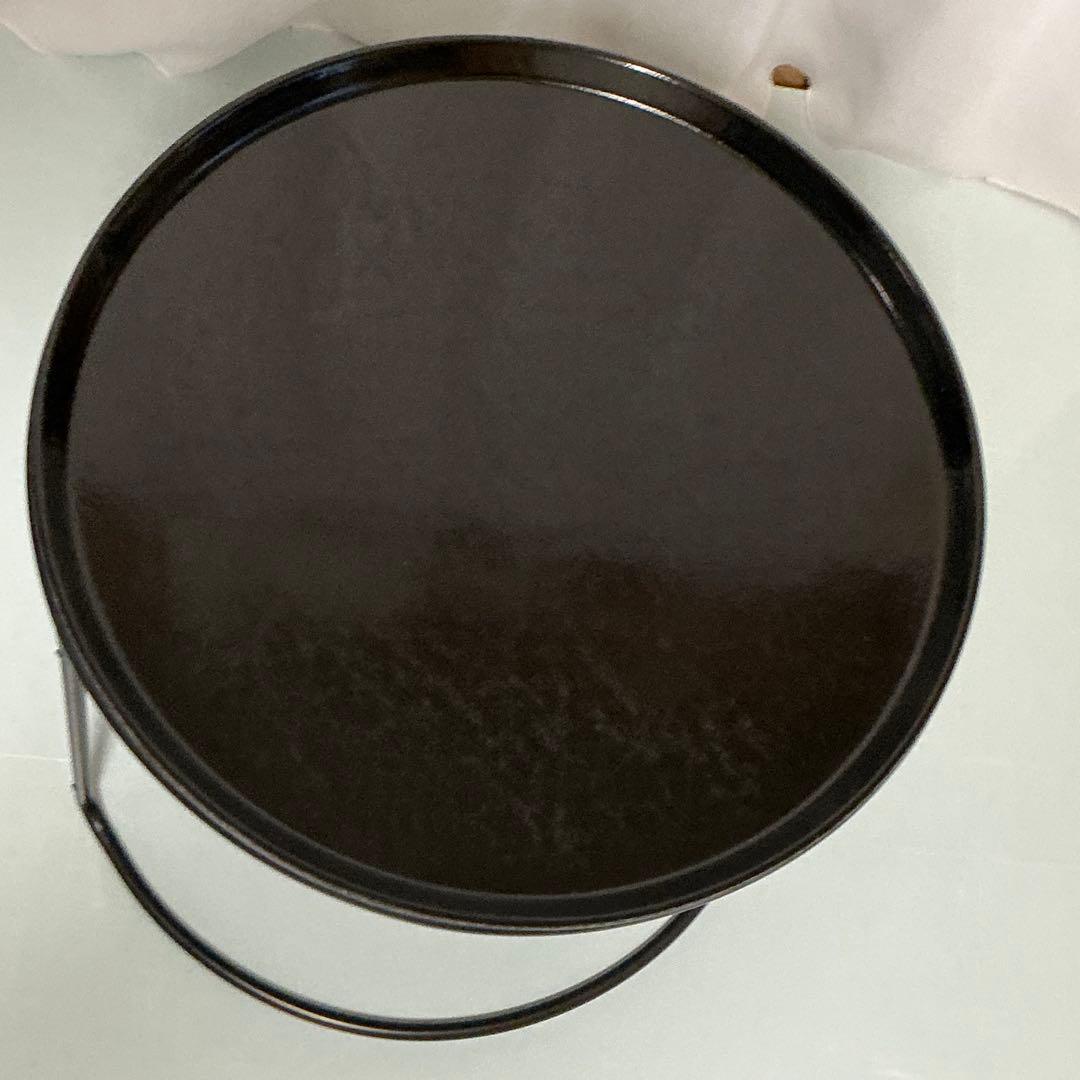 KANADEMONO CAMBRO製トレー ローテーブルブラック＆ホワイト