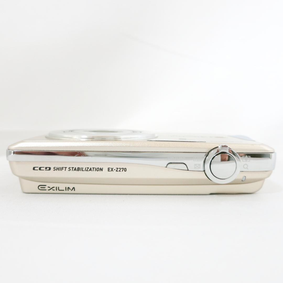 【美品】デジタルカメラ CASIO EXILIM EX-Z270 シルバー