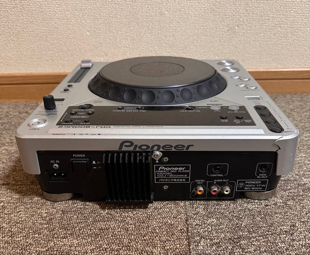 NO (2) Pioneer CDJ-800MK2 シルバー 動作確認済み