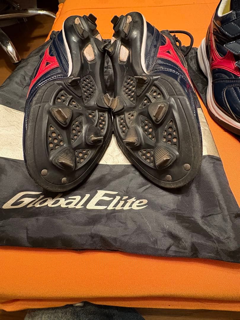 KEIO スパイクシューズ アップシューズ ネイビー/レッド