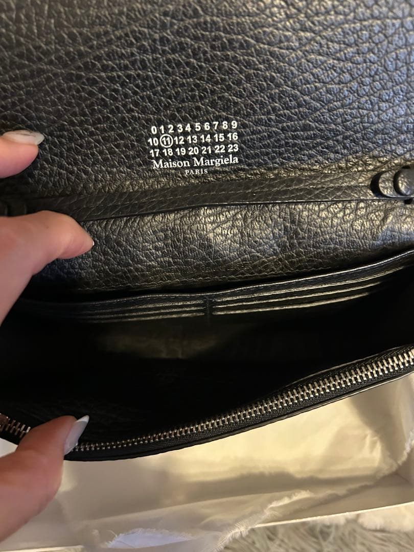 Maison Margiela ブラックチェーンウォレットふ