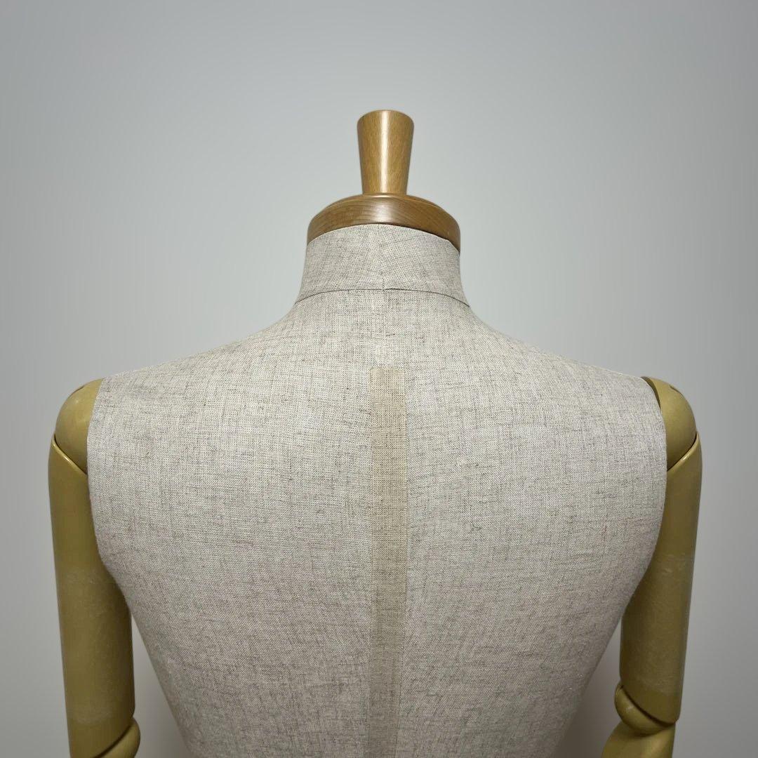 メンズ布製トルソー　マネキン 男性　高さ調整可能　金属スタンド付き