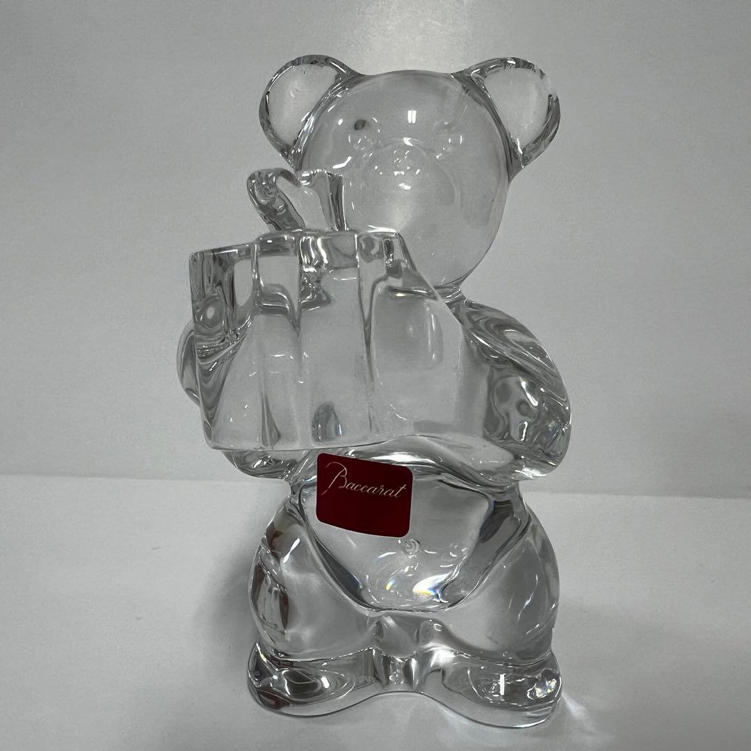 Baccarat バカラ フィギュリン クリスタル クマ 置物