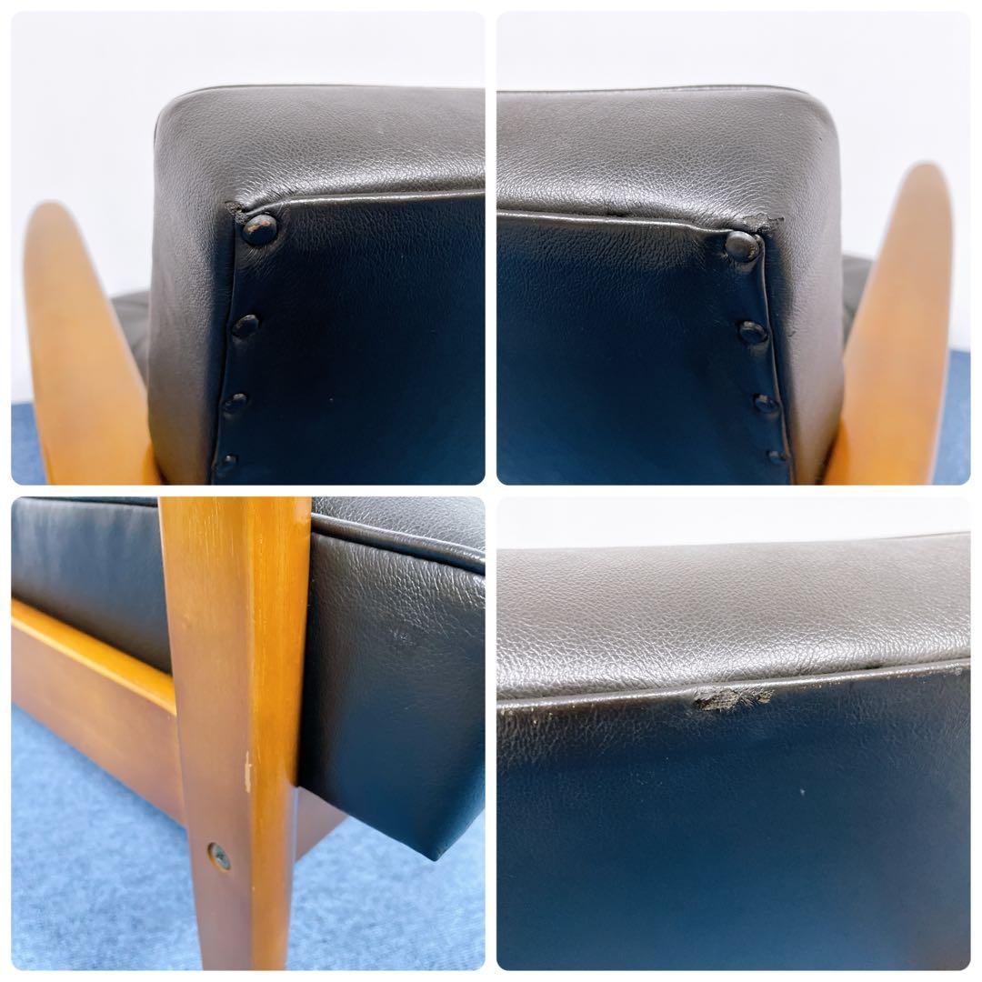 【美品送料込】カリモク60 Kチェア 1人掛けソファ ブラック