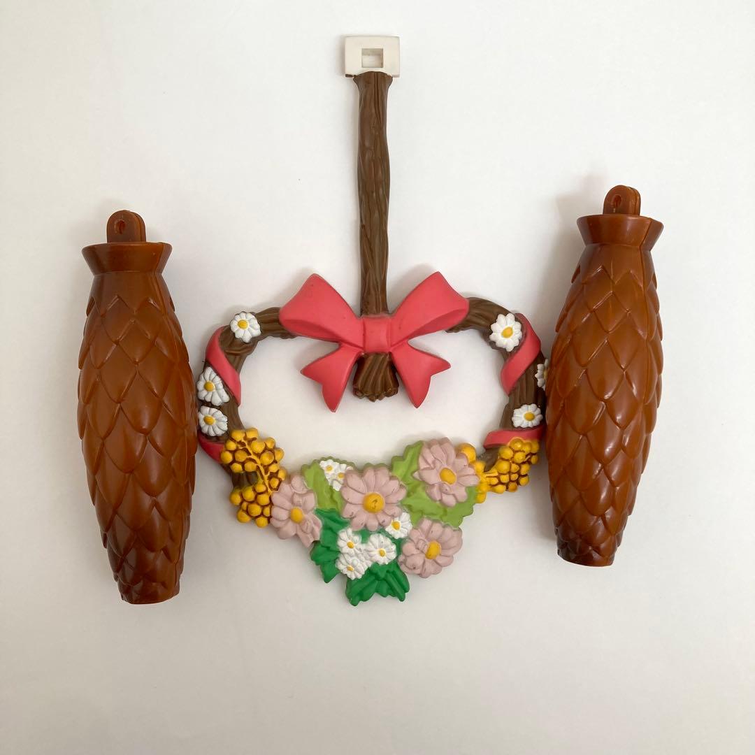 不二家　ぺこちゃん　非売品　壁掛け 時計 時報　振り子　レトロ　電池式 赤