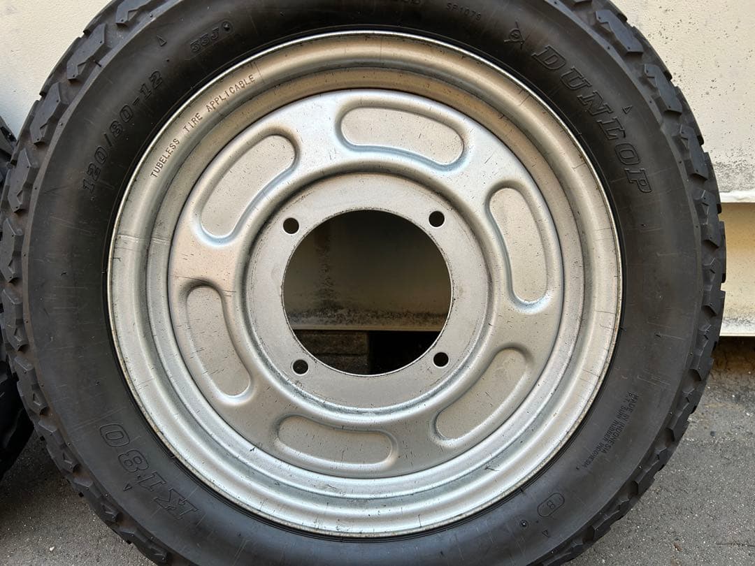 エイプ100前後　純正ホイールセット