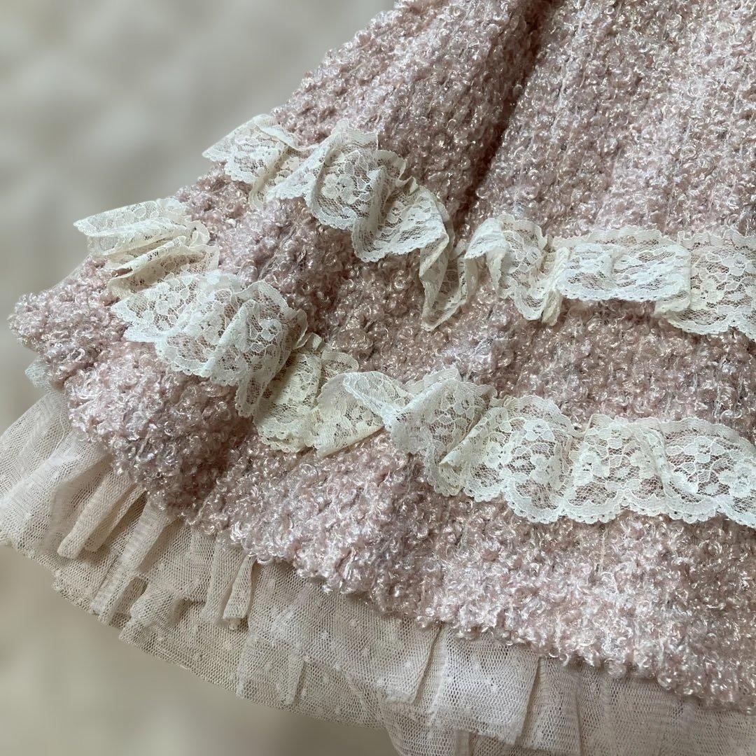 希少LIZ LISA ピンク ノースリーブミニワンピース　ミニドレス