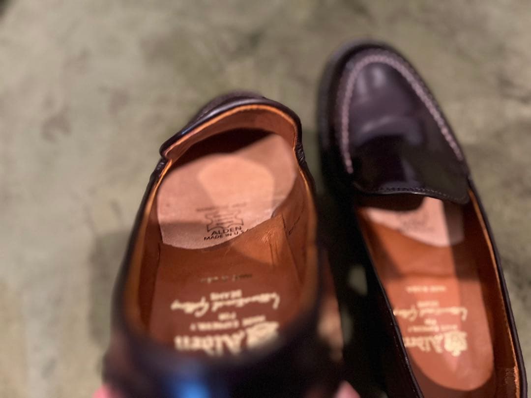 最終値下Alden ビームス別注　コードバンローファー　N6214 スリッポン