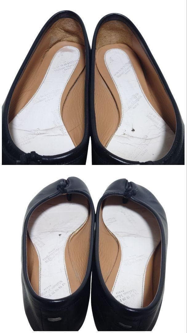 メゾンマルジェラ 足袋シューズ バレエ 23 ブラック