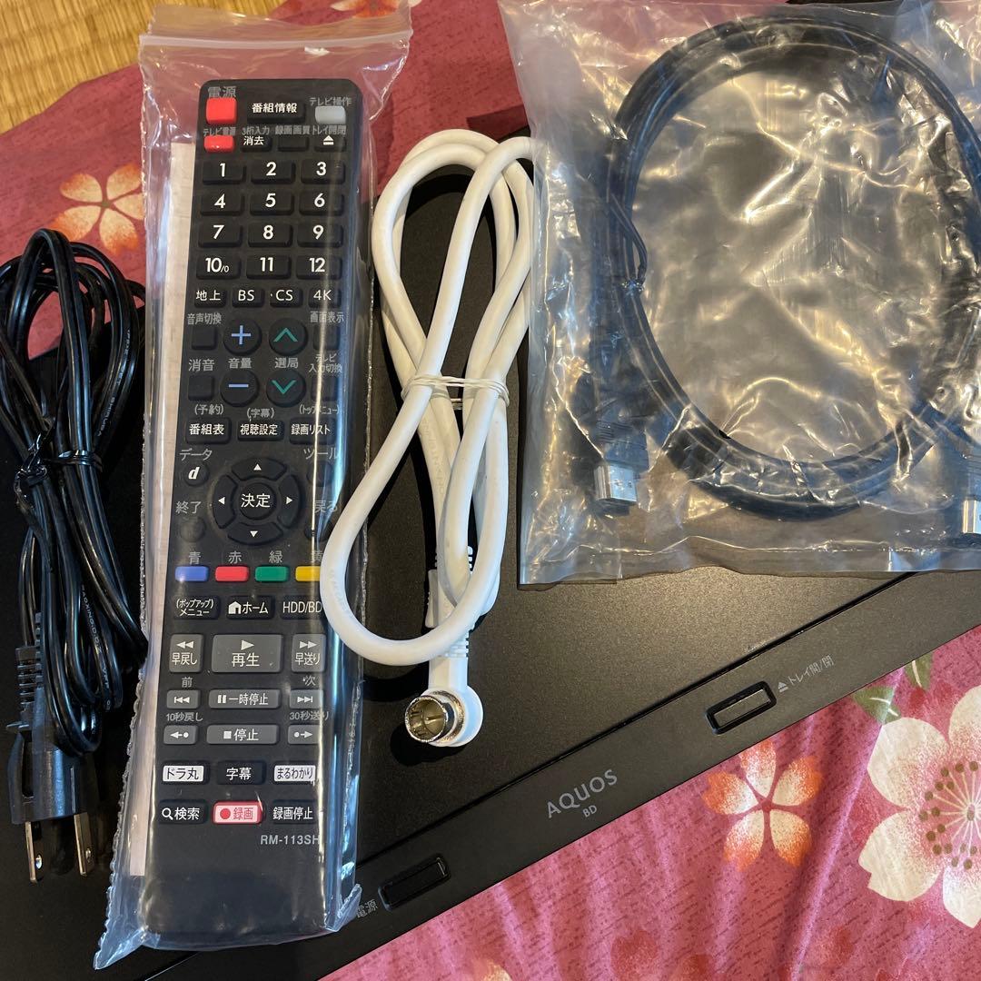 シャープ AQUOS 2B-C05BW1 12倍　2番組W録　新リモ等付フル装備