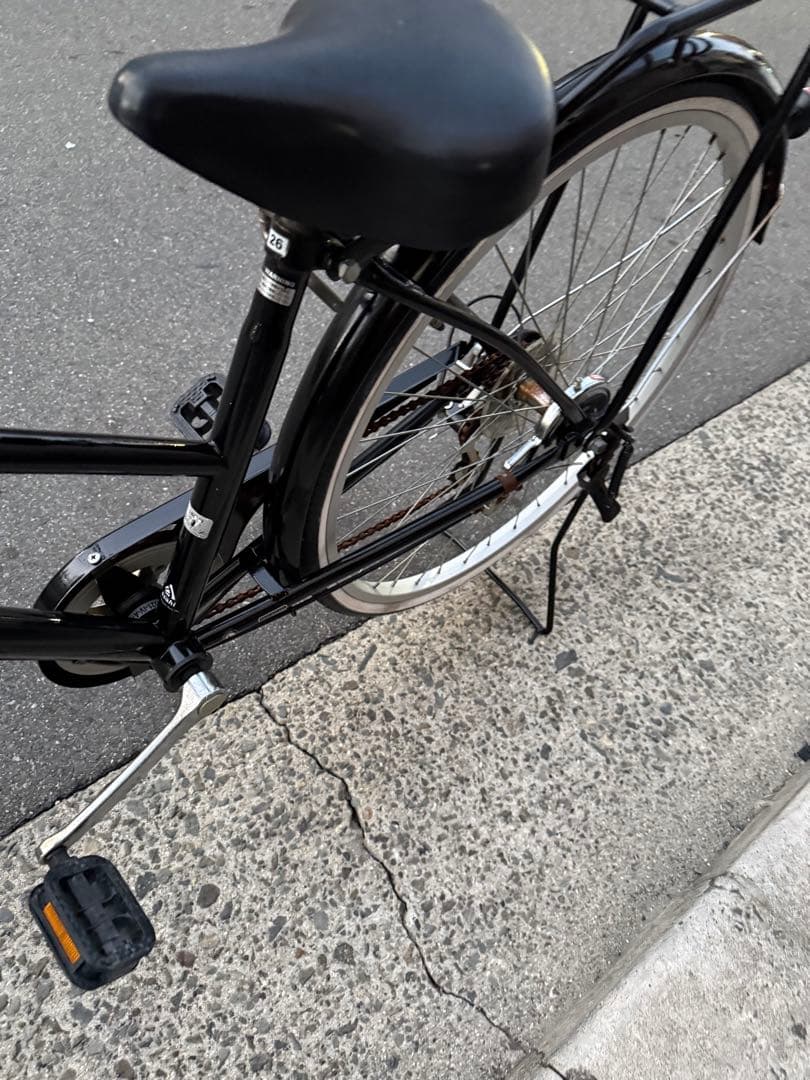 175 自転車 大阪市 【引取り限定】 美品 26インチ 変速付き