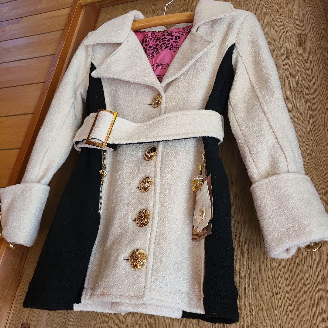 d.i.aダイア ダイヤウールコート アウター キラキラ 平成ギャルy2k109