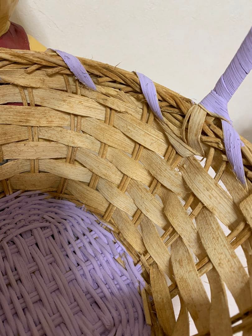 レア　クラシックプー　置物バスケット付き